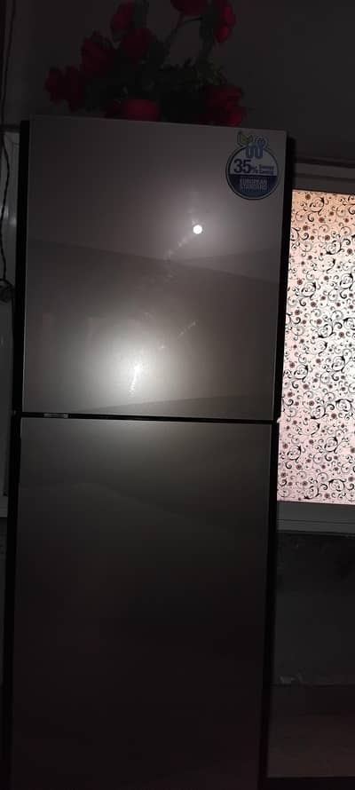 Title:  Dawlance 9150LF GD Refrigerator – Beige Glass Door Double Door