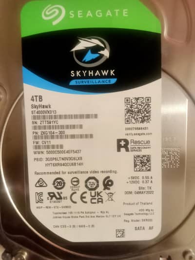 4 TB Hard drive
