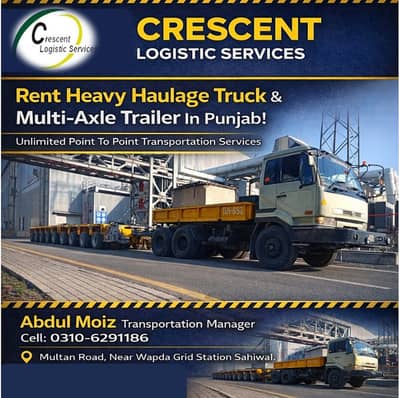 Lowbed Trailer Semi Low Bed / Lifter For Rent / Heavy Lifting Solution