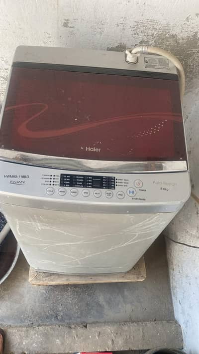 Haier automatic washer and dryer