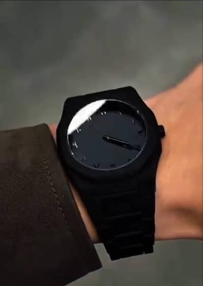 Black Aura watch_New brand_Low budget waly logo kai liyai