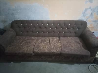 1) three seater sofa ,  2) single seater sofa