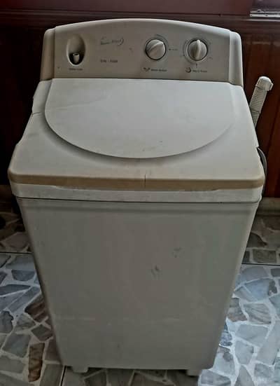 runing dawlance washing machin