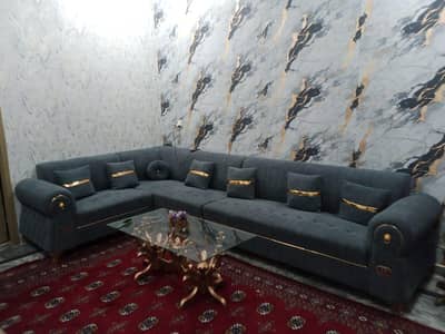 L Shpe sofa set 7seater