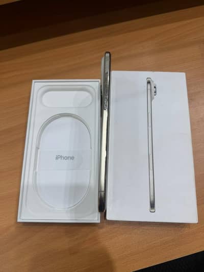 iPhone 17 air non-PTA 256 gb battery health 100 with box  10 by 10