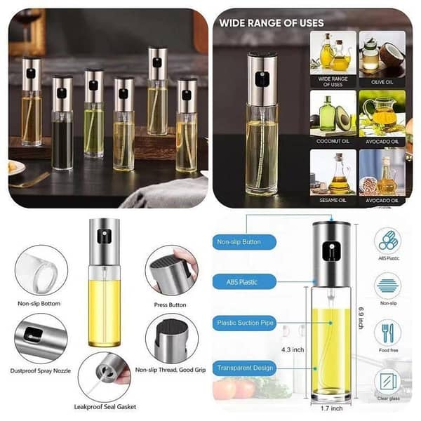 Oil Spray Bottle 100ML (Box Packing)