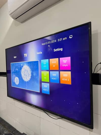 65 inches smart led tv changhongruba