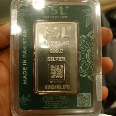 silver gold bar 10 tola