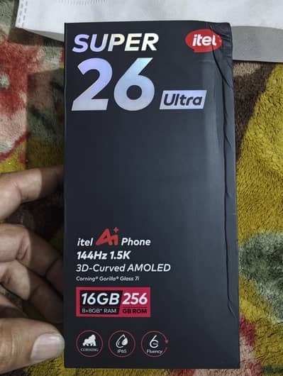 itel super s26 ultra super amould display