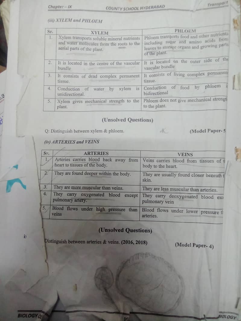 biology notes class 9th ( county scl notes) 2