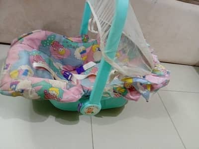 super cot carry cot only 1 time used