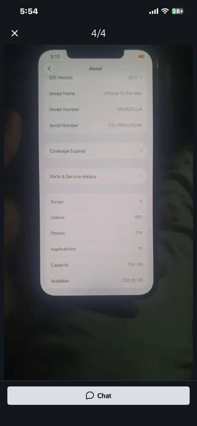 iPhone 12 pro max factory unlock just face id off ha