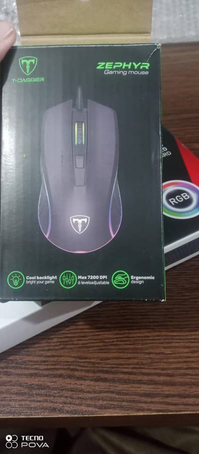 red dragon mouse with rainbow rgb
