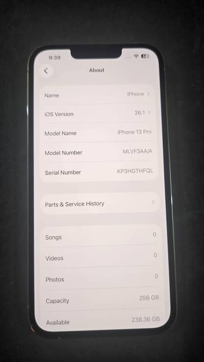 IPHONE 13PRO 256GB OFFICIAL PTA APPROVED