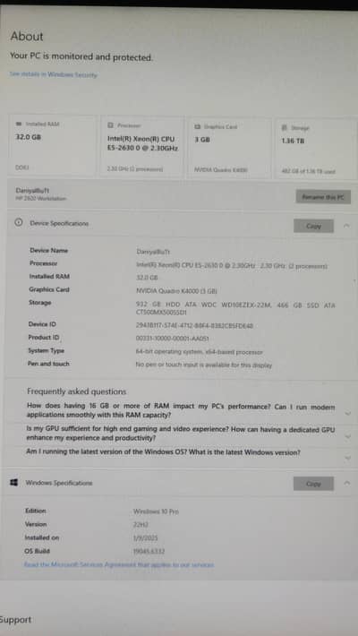 Gaming PC with 2K monitor