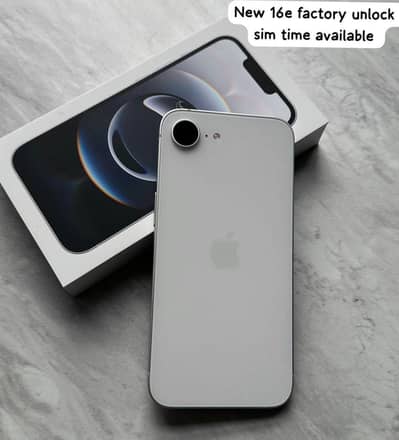 Iphone 16E just box open 4 month sim time