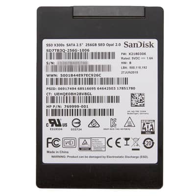 “SanDisk 256GB SSD X300 – 96% Health – Fast Laptop/Desktop SSD”