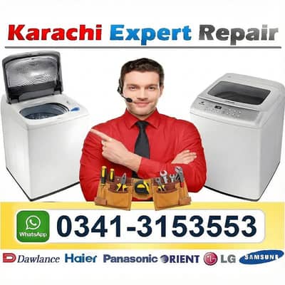 Repair Automatic Washing Machine Haier Panasonic Samsung Dawlance LG