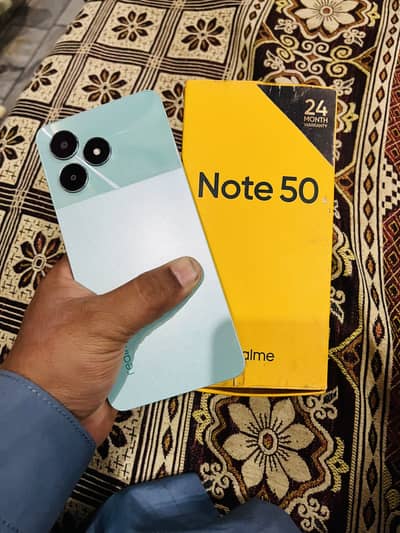 Realme not 50 4gb 64gb complete box saaf condition