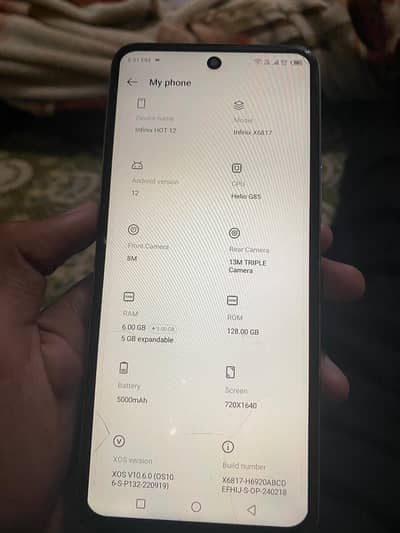 I want to sell my mobile Infinix Hot 12 pro lush condition