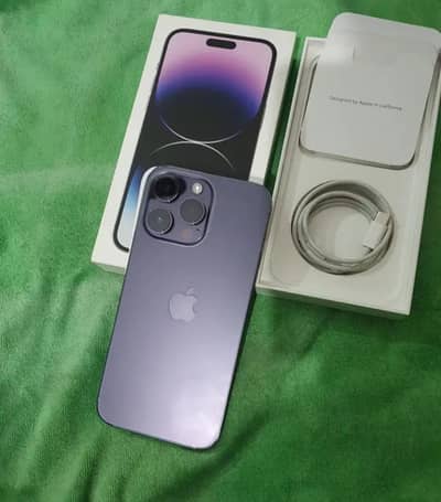 apple i phone 14 pro max PTA 256GB What's 03227586498