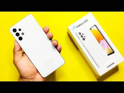 Samsung  A32 S  6 ram  128 Rom  Wight colour