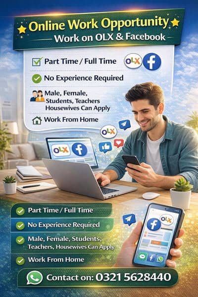 Part-Time & Full-Time Staff Required for Office & Online Work. . .