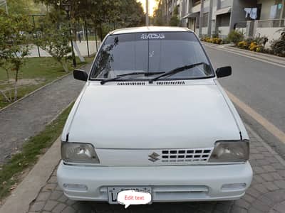 AOA. I am selling my lushed condition Suzuki mehran VX.