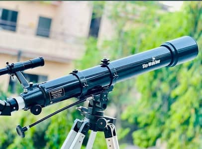 Telescope 90mm with accessories n 2x Barlow Lens