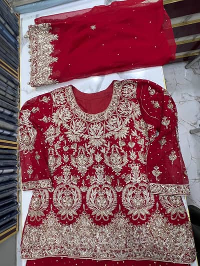 Stunning Deep Red Bridal