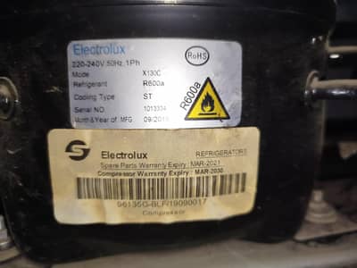 FRIDGE IN WARRANTY Till 2030