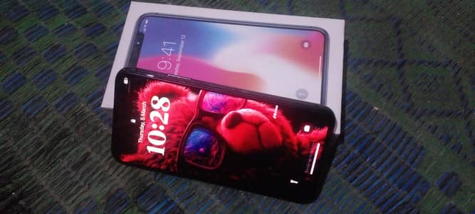 i phone x 64gb with box