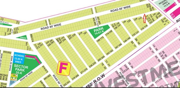1 Kanal Possession Residential Plot 423 Block F For Sale In DHA Phase 9 Prism Ready To Build Prime Location