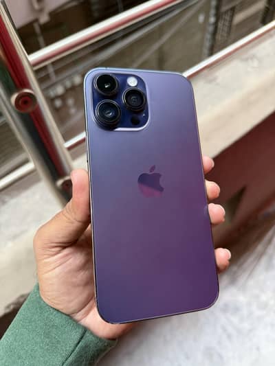 iPhone 14 Pro max Purple 256GB | Non-PTA | Box Available | 85% Battery