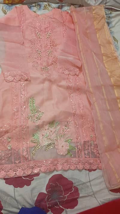 Tea pink color suit for sale.