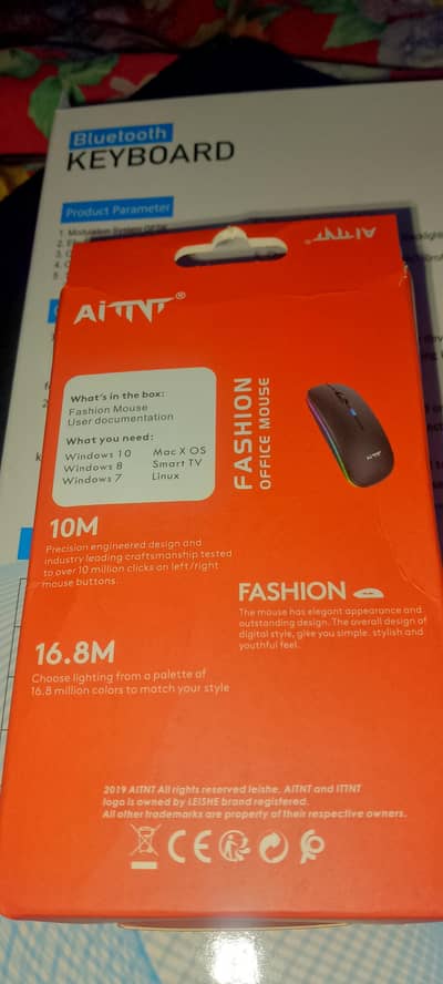 Brand New RGB Bluetooth Keyboard & Wireless Mouse Combo