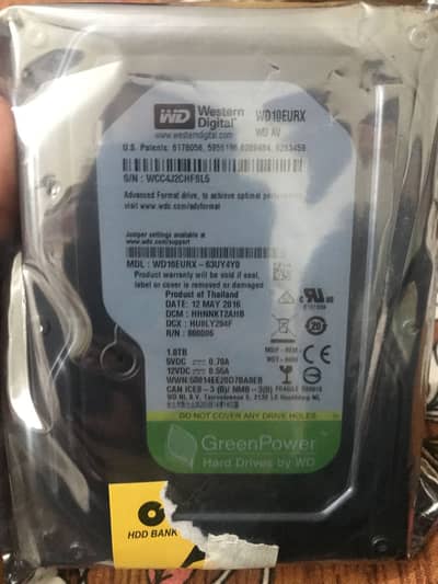 1TB hard drive