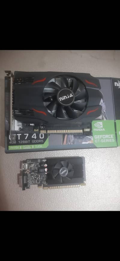 Gt 740 GDDR5 4GB (gt 710 free) almost new