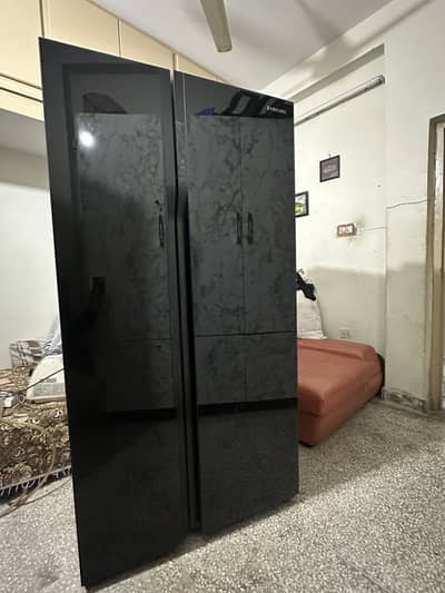 Samsung double door full size refrigerator digital