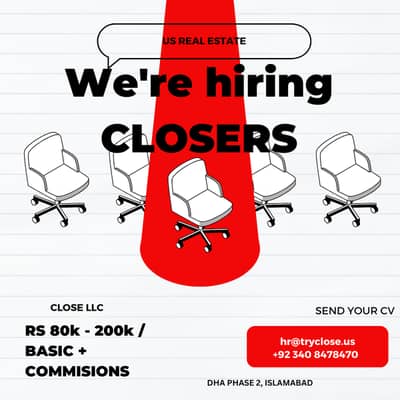 Sales Closer (BPO / REALESTATE CAMPAIGN)