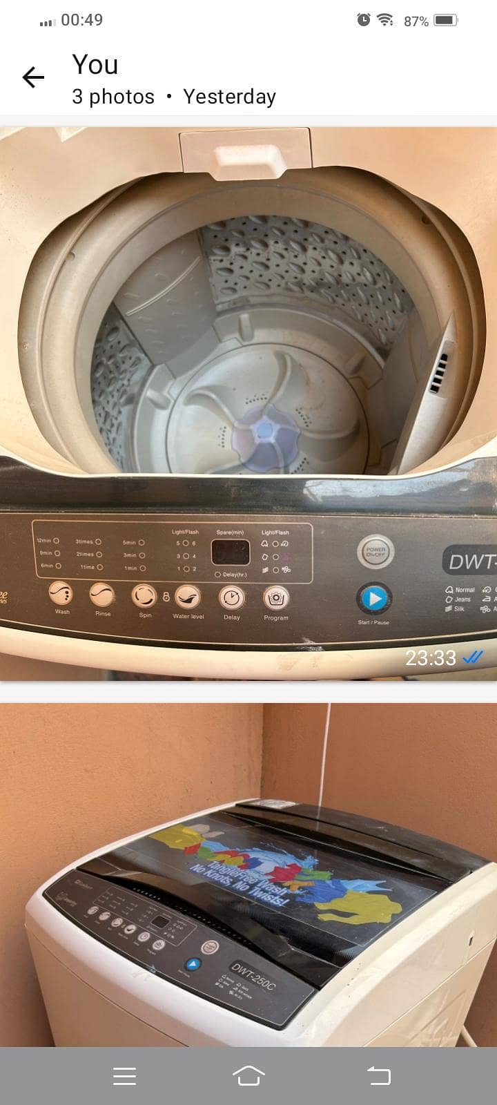 automatic washing machine 5