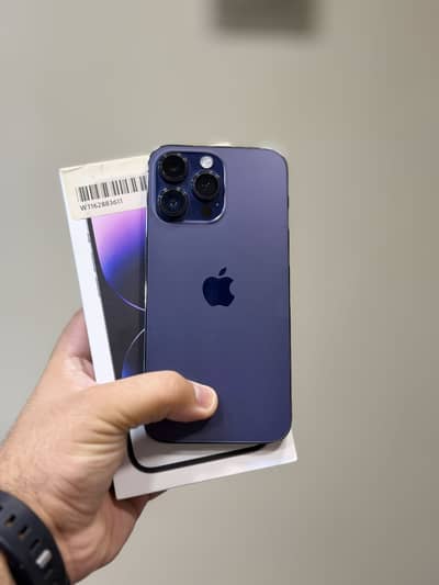 14 Pro Max 512GB Deep Purple - PTA Approve with BOX