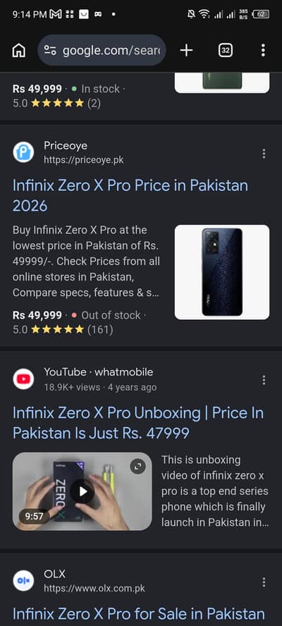 infinix zero x pro
