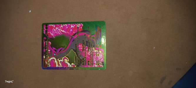 Rainbow Pokemon card