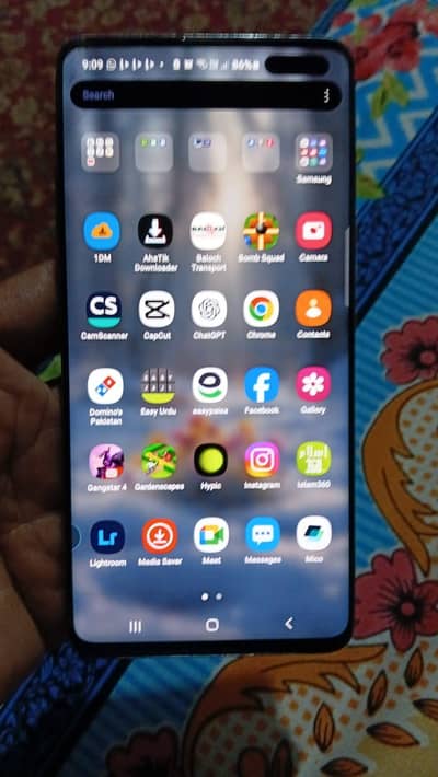 samsung s10 5g glass break minnor no open 100%