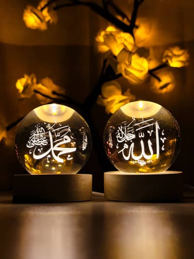3D Crystal Ball Arabic Night Lamp I Order Now with Free Delivery