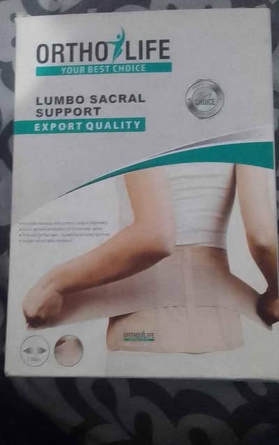 Ortho Life Lumbo Sacral Support Belt – Comfort & Back Support