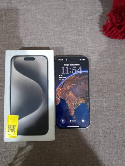 iPhone 15 Pro 128gb PTA approved with box