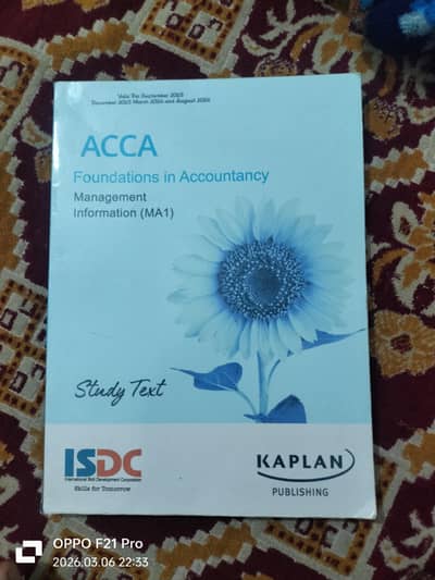 ACCA(FA-1, TEXTBOOK & EXAMKIT) , (MA-1 , Textbook & Examkit)