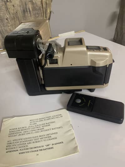 Olympia camera with flash  and remote